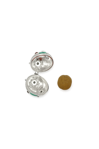 Mini Enamel Harmony (Green/Silver)