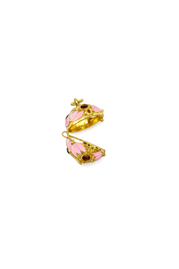 Mini Enamel Harmony (Baby Pink/Gold)