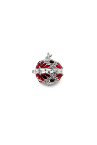 Mini Enamel Harmony (Red/Silver)