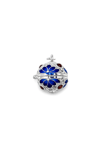 Mini Enamel Harmony (Royal Blue/Silver)
