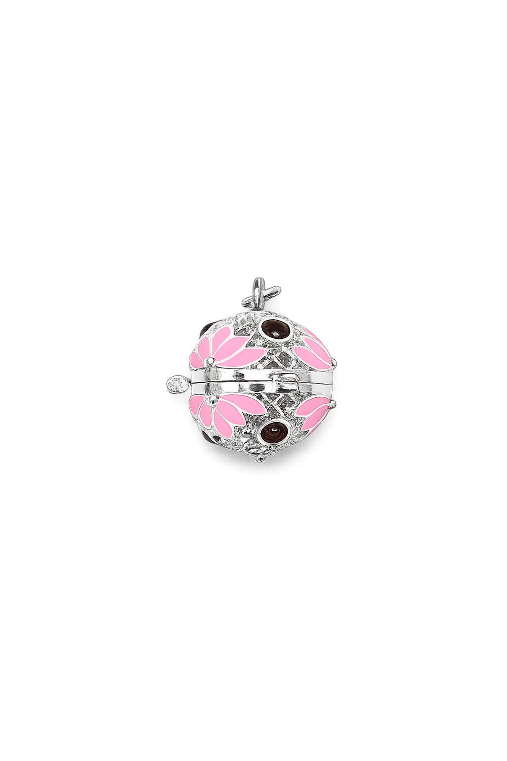 Mini Enamel Harmony (Baby Pink/Silver)