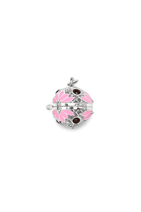 Mini Enamel Harmony (Baby Pink/Silver)