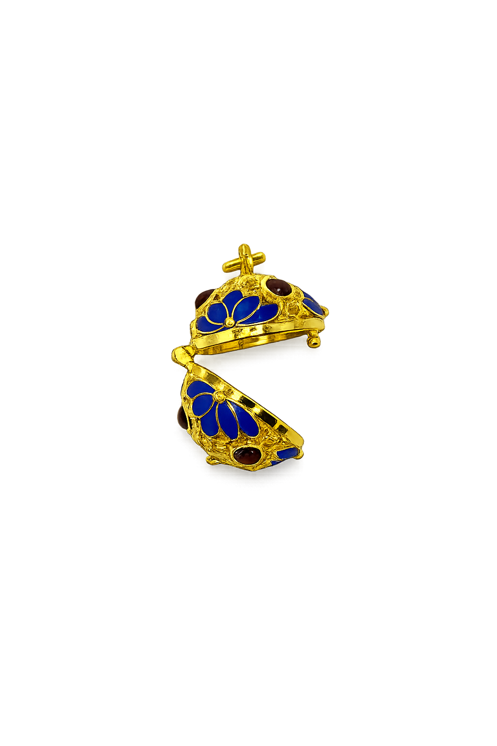 Mini Enamel Harmony (Royal Blue/Gold)