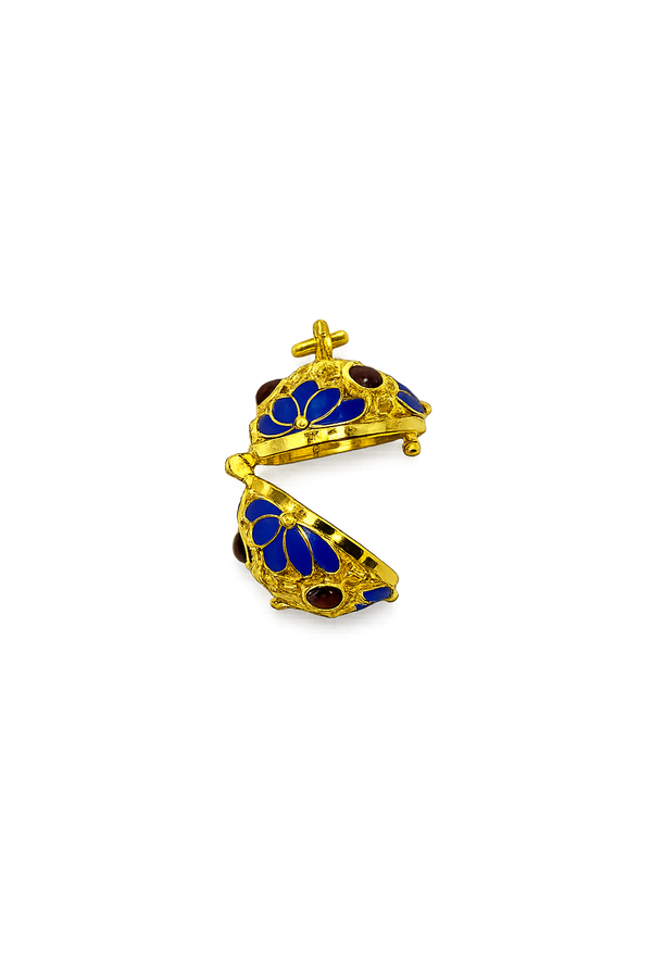 Mini Enamel Harmony (Royal Blue/Gold)