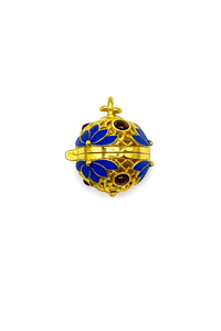 Mini Enamel Harmony (Royal Blue/Gold)