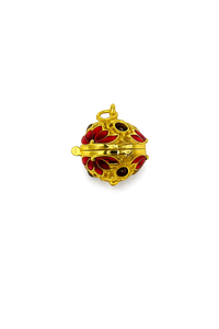 Mini Enamel Harmony (Red/Gold)