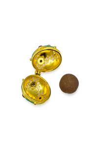 Mini Enamel Harmony (Green/Gold)