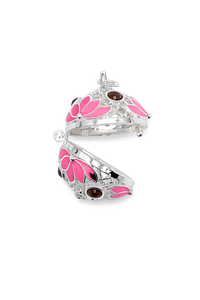 Mini Enamel Harmony (Baby Pink/Silver)
