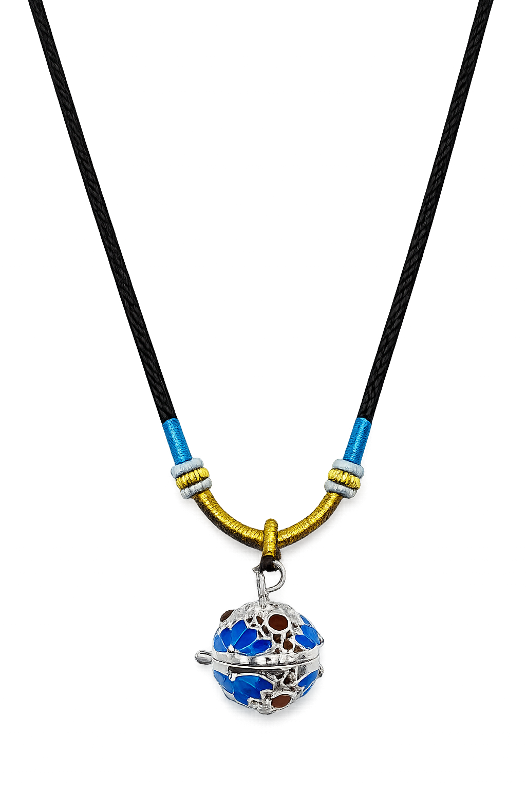 Mini Enamel Harmony (Royal Blue/Silver)
