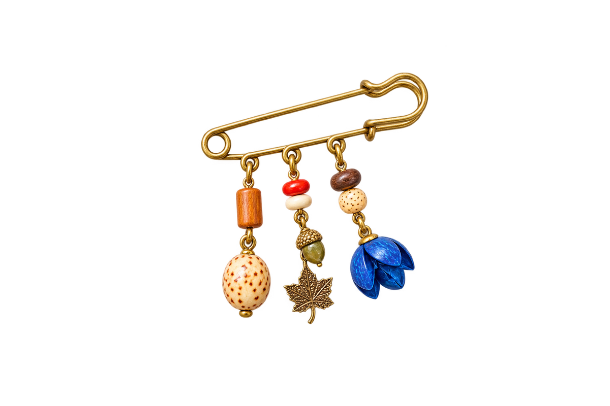 Blue Blossom Pin